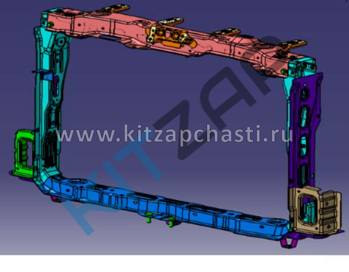 Подрамник передний в сборе	 Jetour DASHING F16-5300500CA-DY